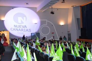 Nueva Canarias llena el aforo en la presentación de su candidatura al Ayuntamiento de Telde (Foto TA)